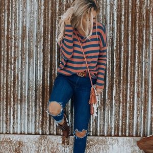 VICI collection stripe top